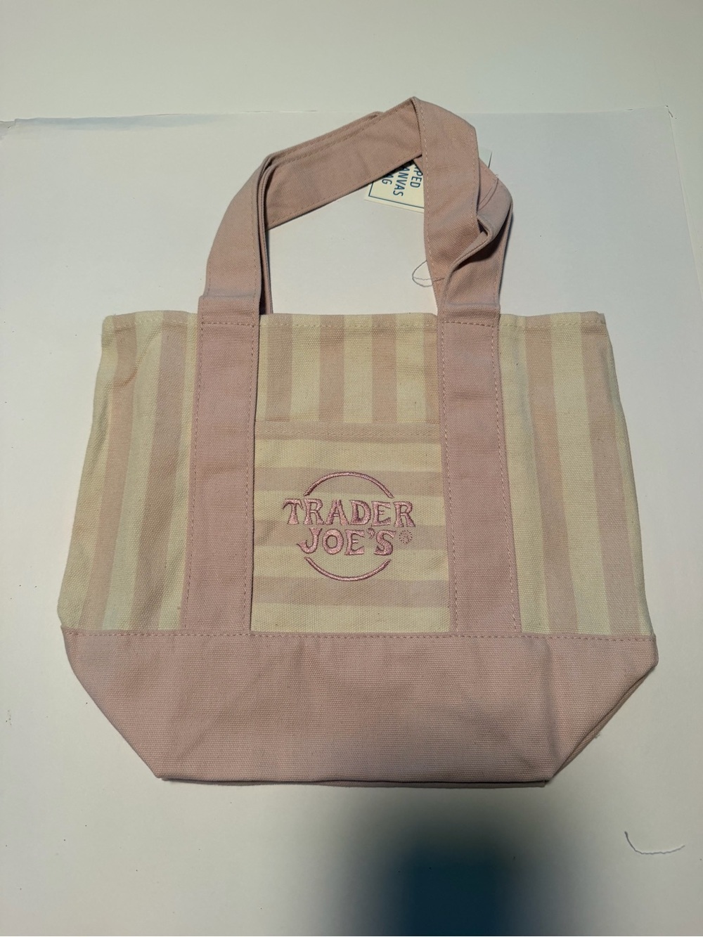 Striped Trader Joes Mini Tote - Limited Edition NEW